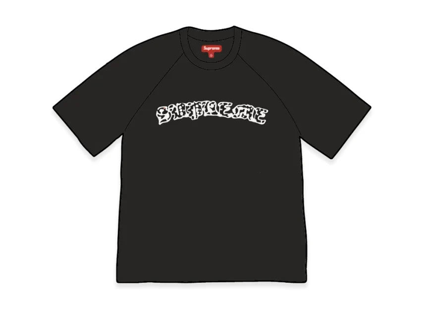 Supreme Rhinestone Raglan S/S Top "Black"