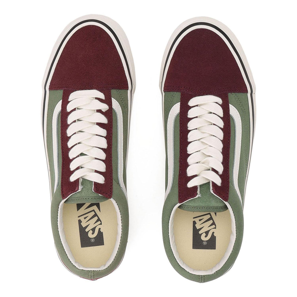 VN000D56BGS Vans Premium Old Skool Brown Green (Men's)