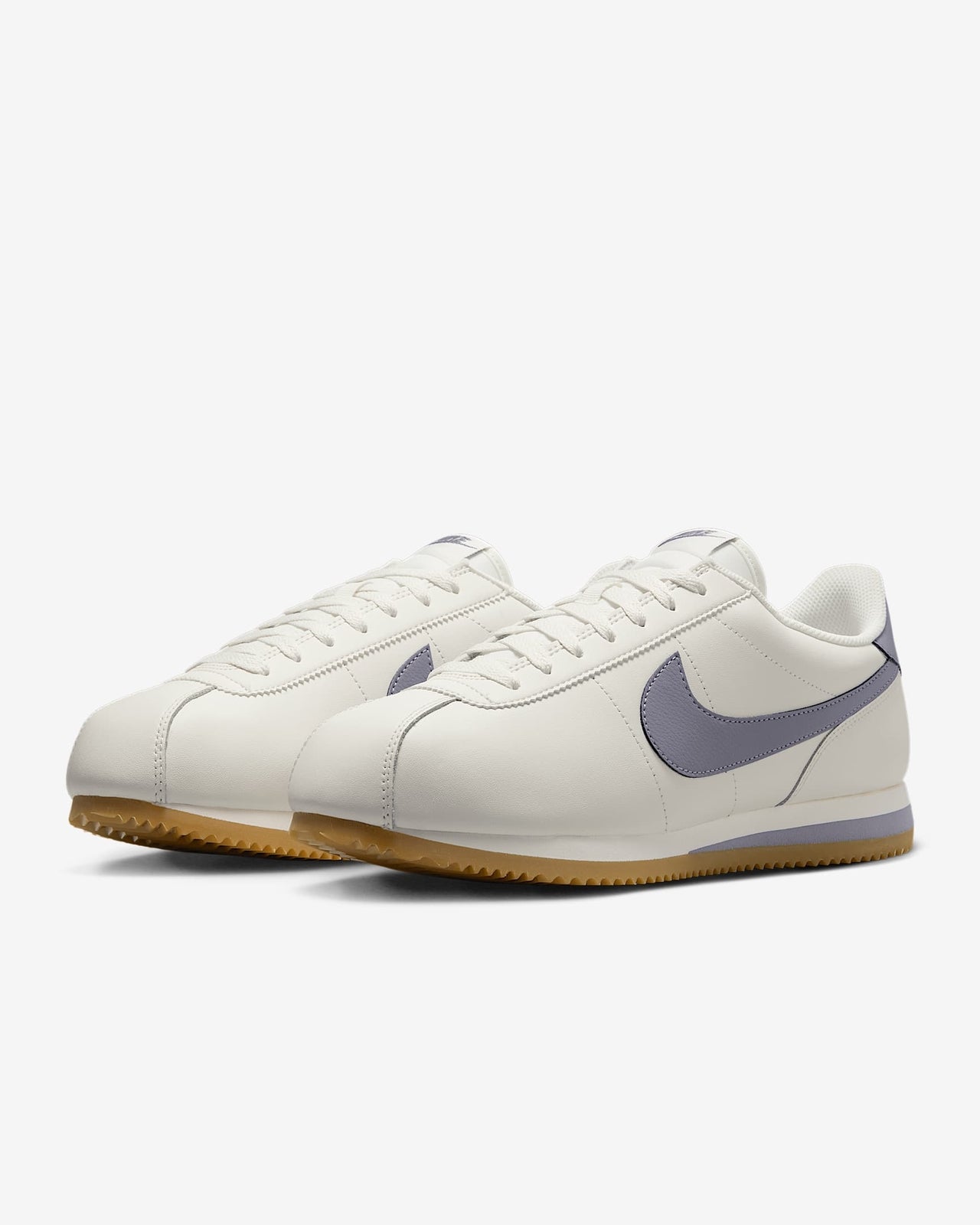 DM4044-111 Nike Cortez Leather Sail Gum Yellow Cement Grey (Men's)