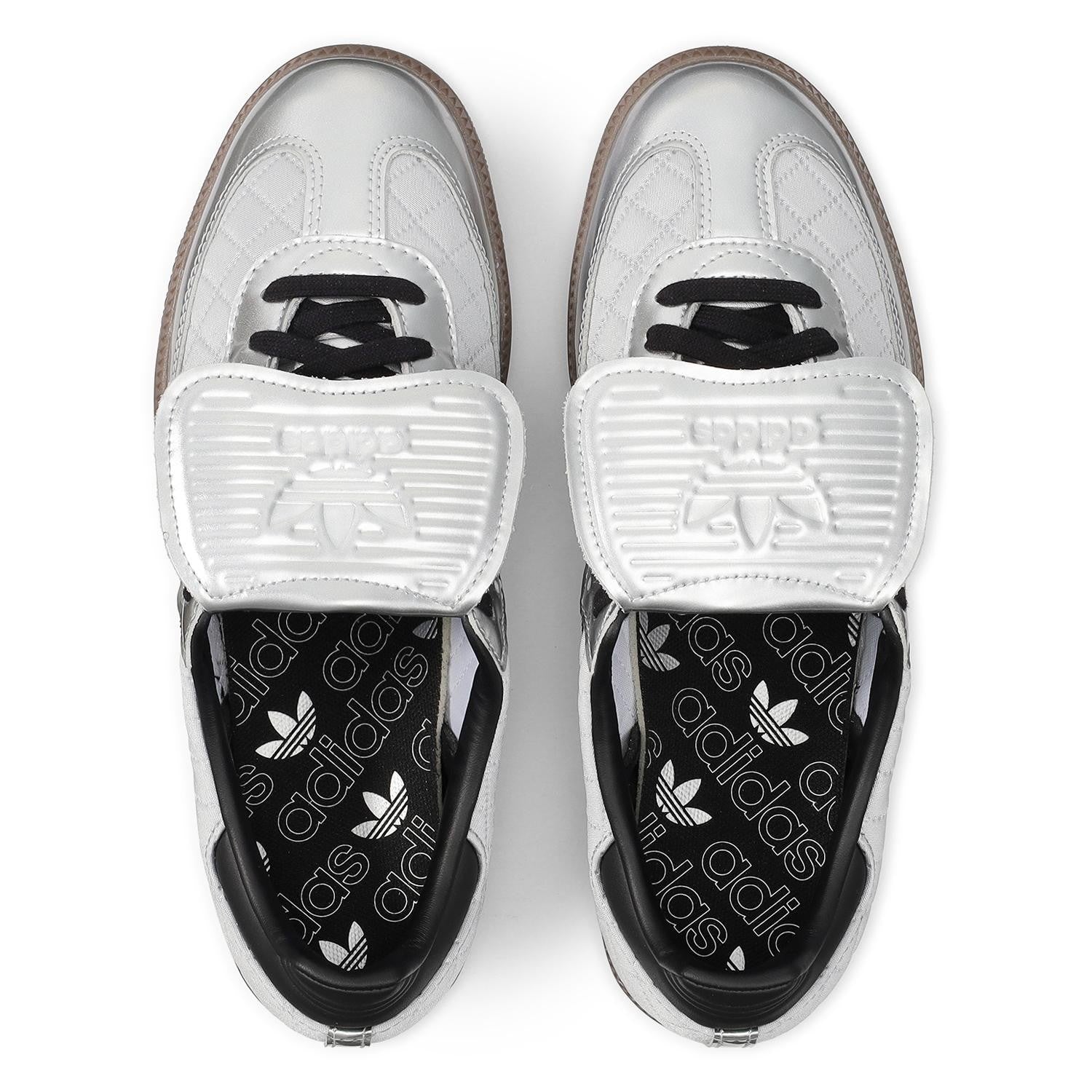 KJ5208 adidas Samba Quilted Nylon Silver (Men's)