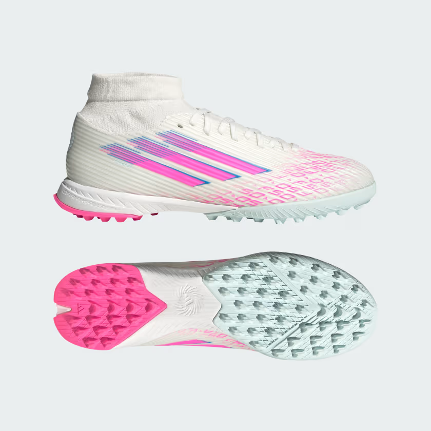 JR6926 adidas F50 Sparkfusion League Turf Cloud White Lucid Pink Cloud (Women's)