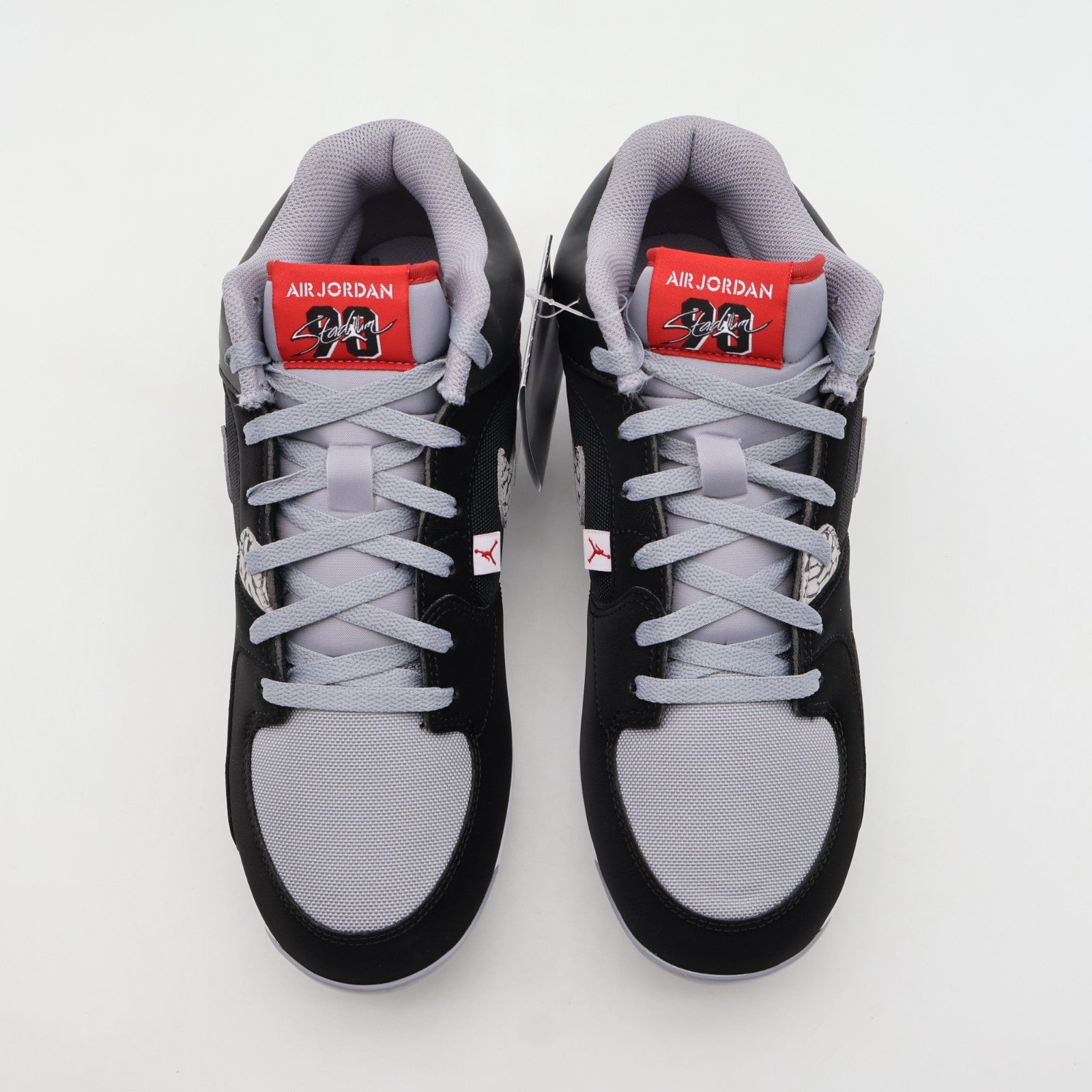 HQ0211-060 Nike Jordan Stadium 90 LOW MCS Black Cement Grey White Fire (Men's)