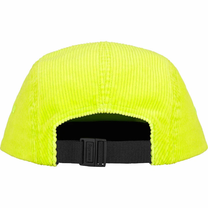 Supreme Corduroy Camp Cap Neon Yellow