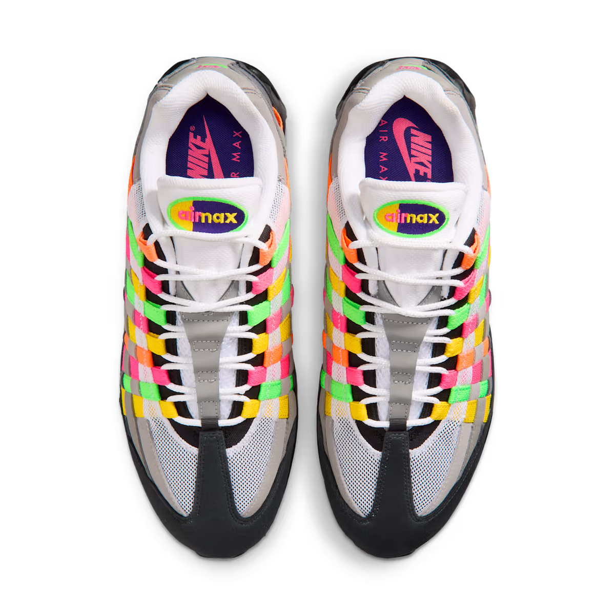 IB3695-100 Nike Air Max 95 Woven Big Bubble "Hyper Pink/Green Strike" (Men's)