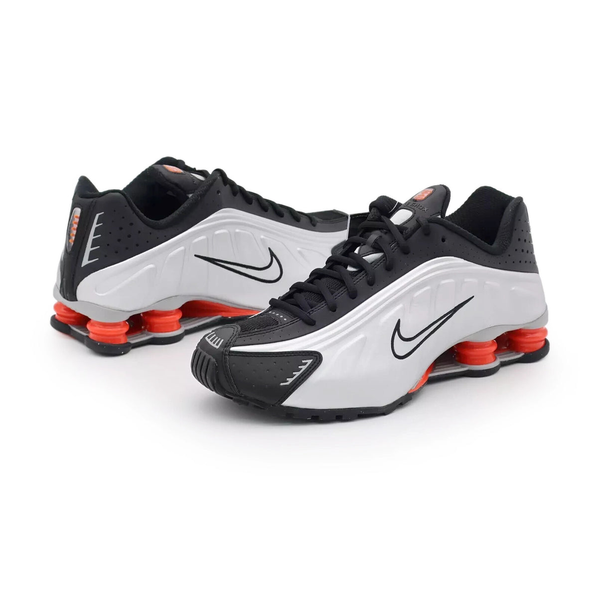 BV1111-008 Nike Shox R4 OG Black and Metallic Silver (Men's)