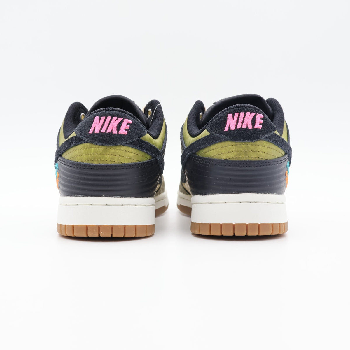 FQ8148-010 Nike Dunk Low Dia De Muertos Black Khaki Metallic Gold Sail (Women's)