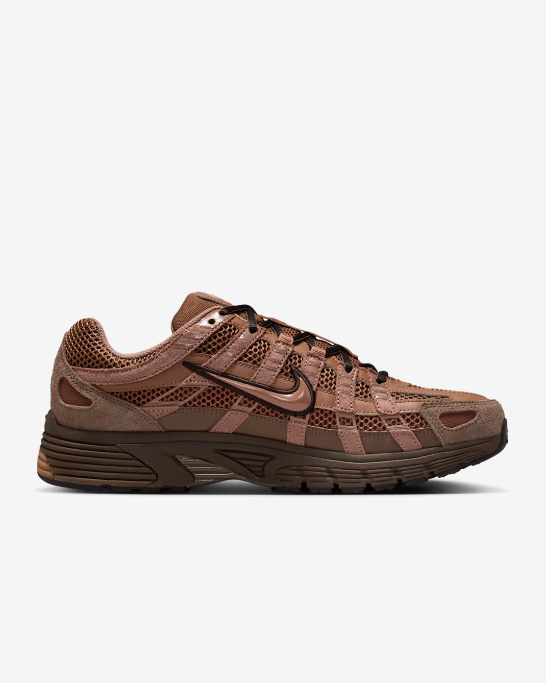 HF0015-205 Nike P-6000 Suede Cacao Wow Baroque Brown (Men's)