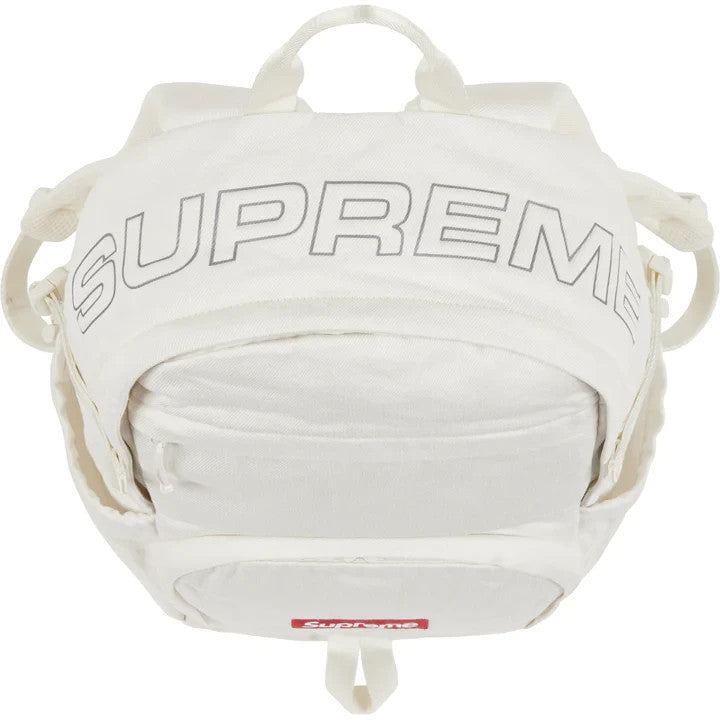 Supreme Denim Backpack White