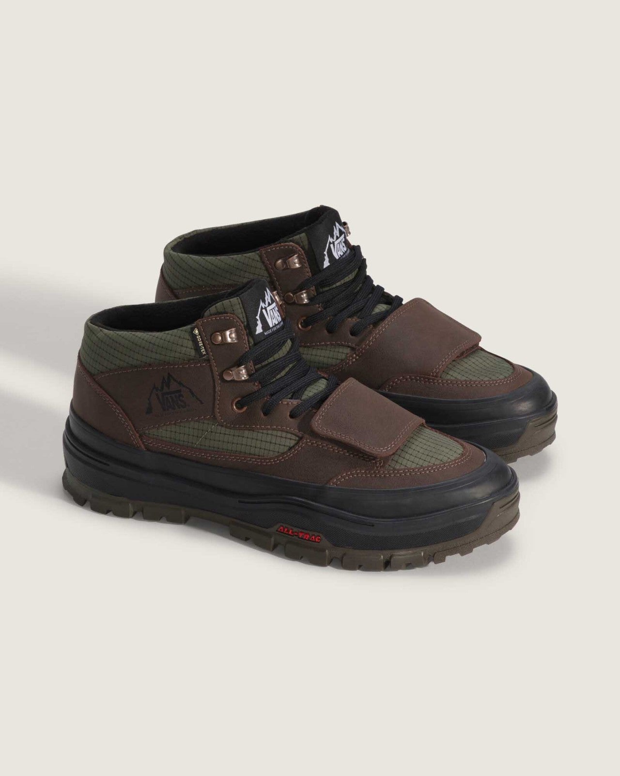 VN000DAYF87 Vans Mt.Edition Mid GORE-TEX Insulated Dark Green Dark Brown (Men's)