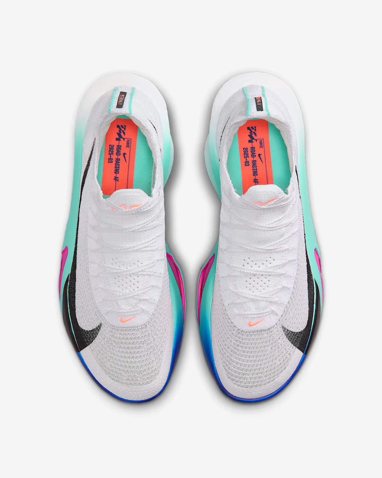 FD8311-104 Nike Alphafly 3 Road Racing Shoes White Hyper Turquoise (Men's)