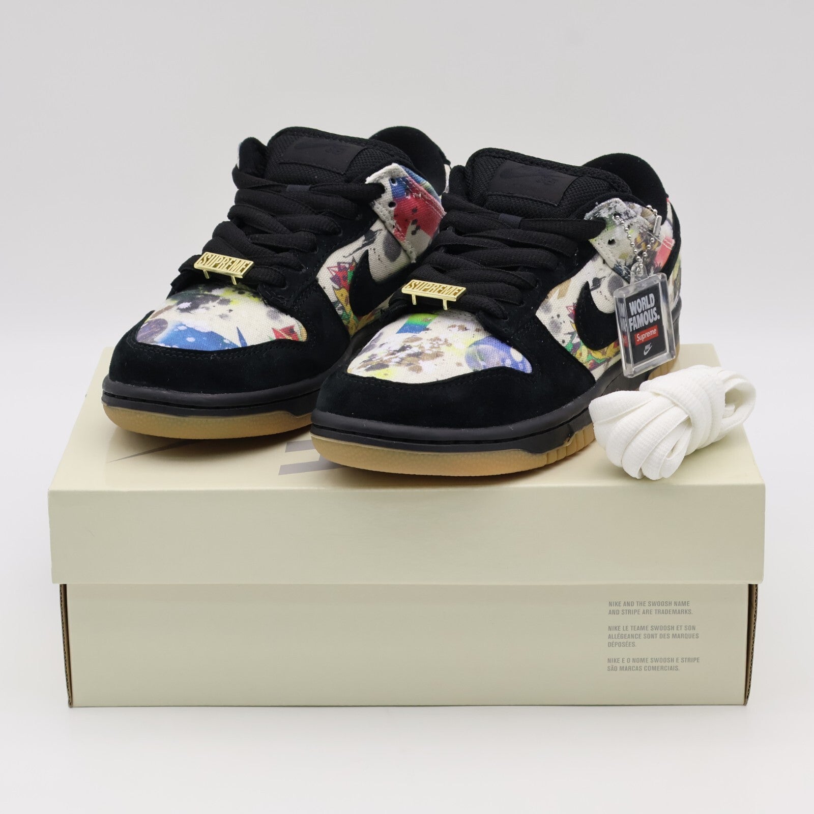 FD8778-001 Supreme Ã Nike SB Dunk Low Rammellzee (Men's)