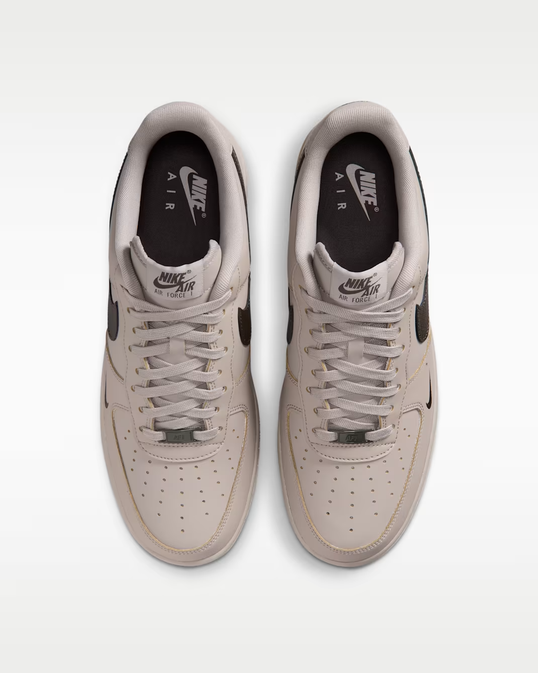 IV5732-002 Nike Air Force 1 Low '07 "College Grey/Newsprint" (Men's)
