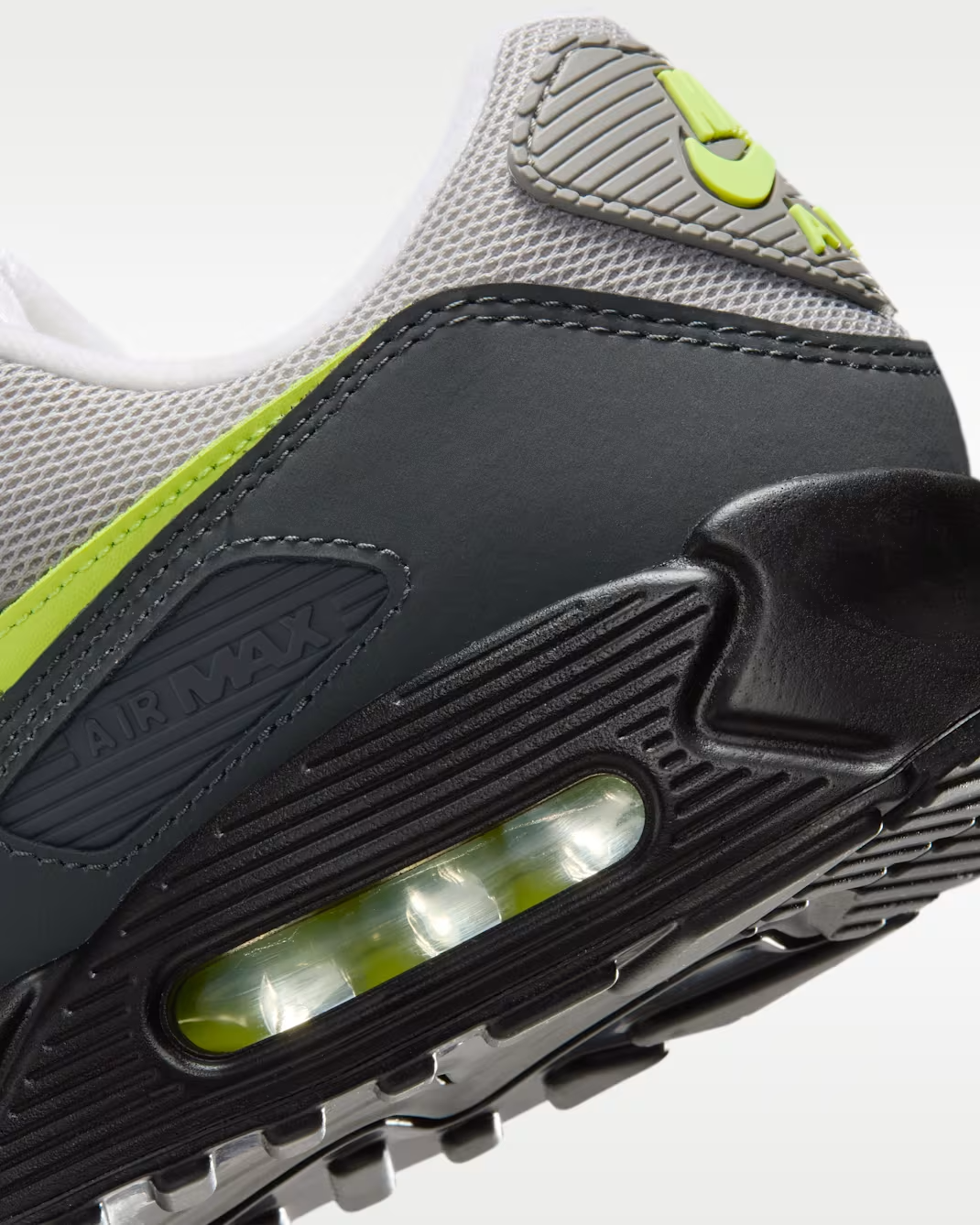 IQ0289-010 Nike Air Max 90 Black Neon Yellow (Men's)
