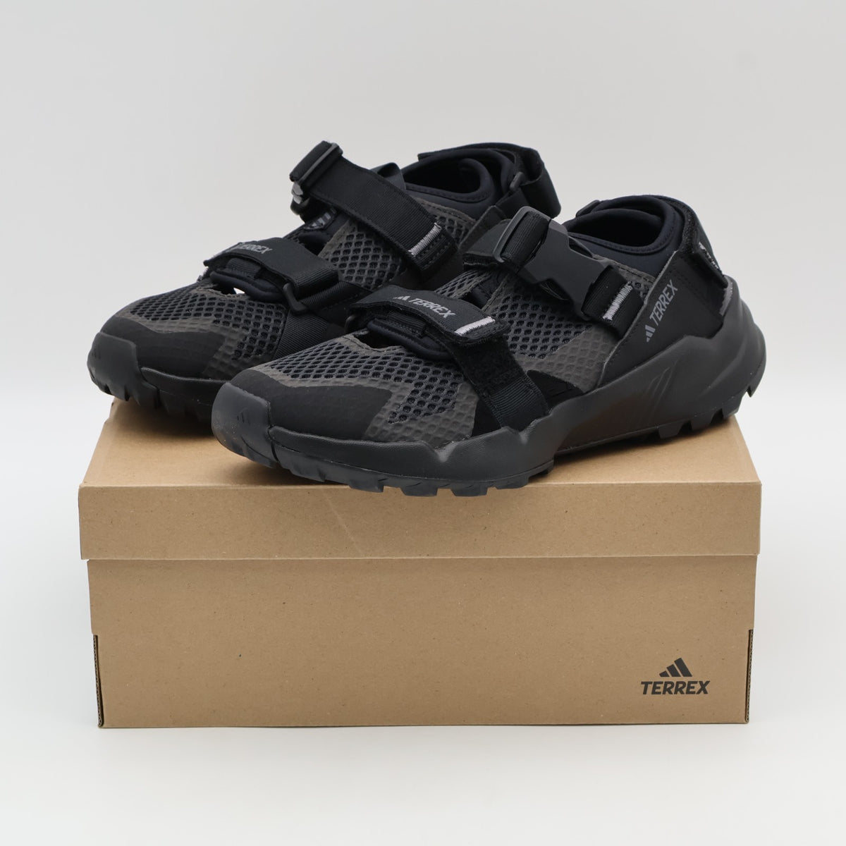 IF7596 adidas Terrex Hydroterra AT Sandals Core Black Gray Four (Men's)