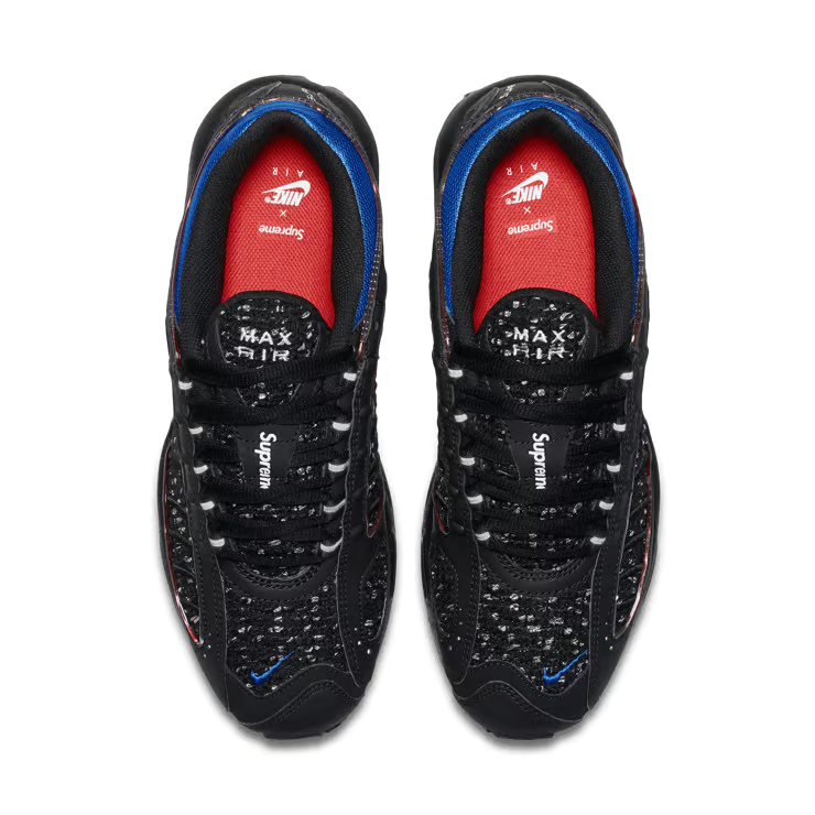 AT3854-001 Supreme Ã Nike Air Max Tailwind 4 "Black" (Men's)