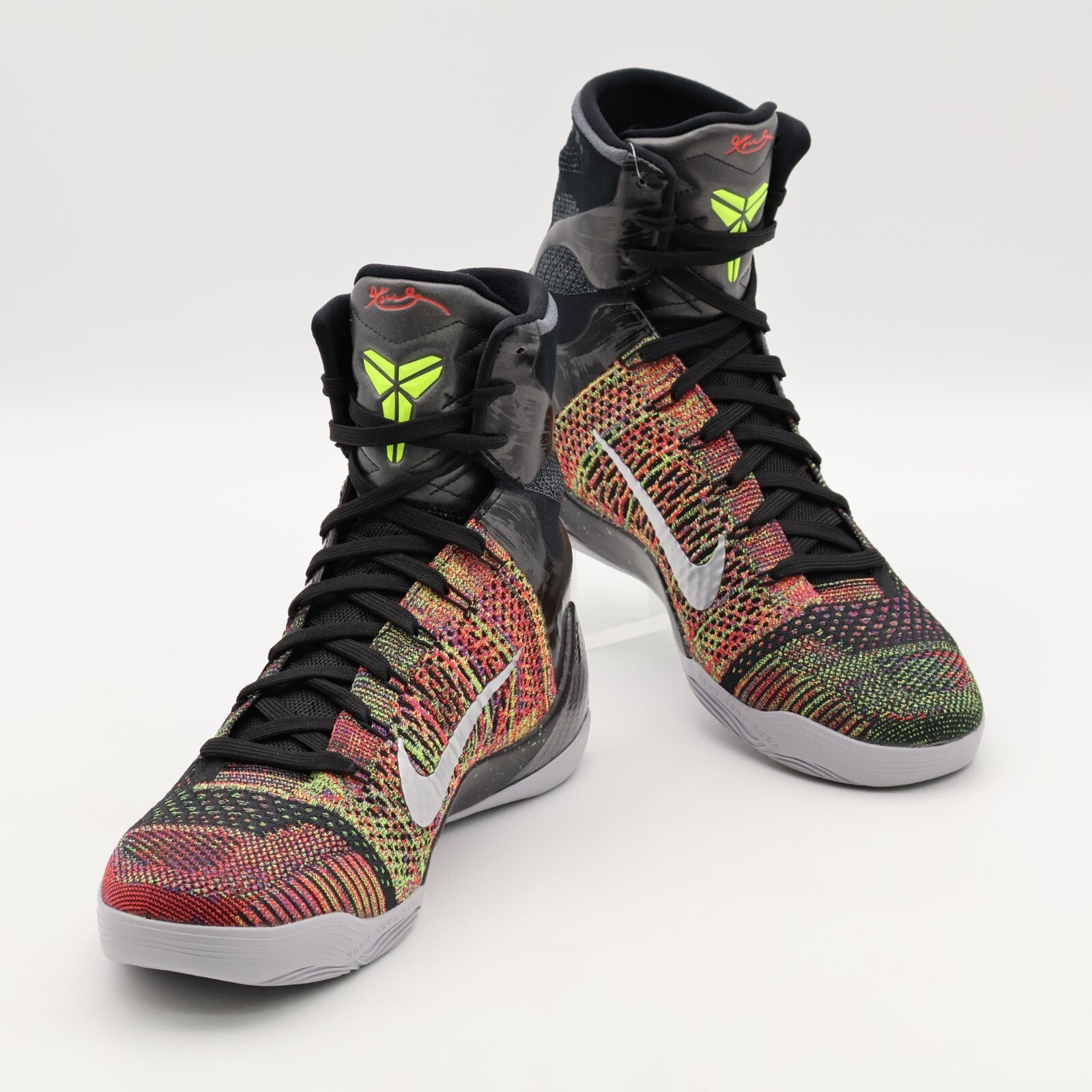 FZ7335-001 Nike Kobe 9 Elite Black and Metallic Silver (Men's)