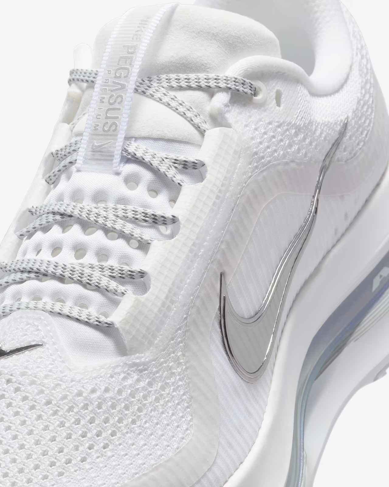 HQ2593-102 Nike Pegasus Premium White Metallic Silver Metallic Silver (Women's)