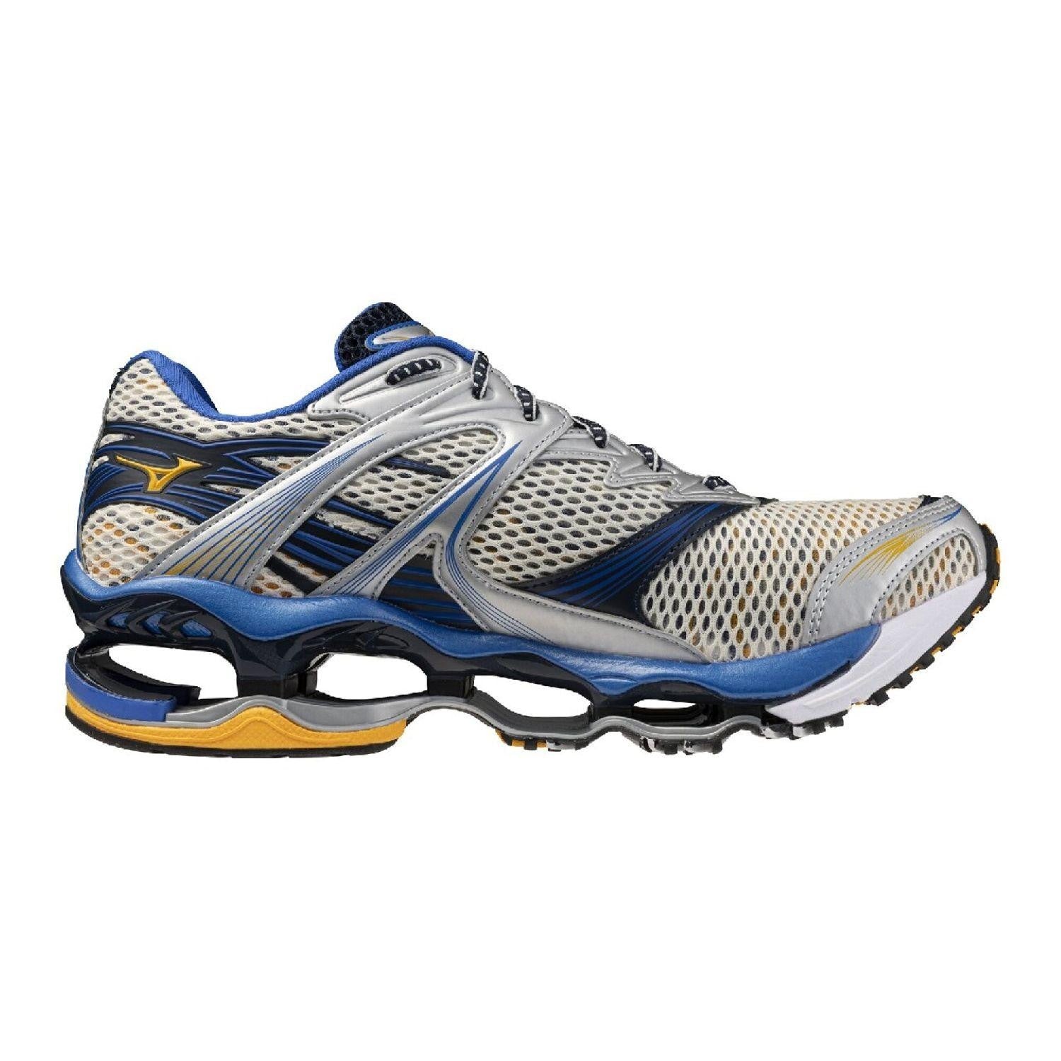 D1GA265501 Mizuno Wave Prophecy 1 Blue Yellow Silver (Men's)