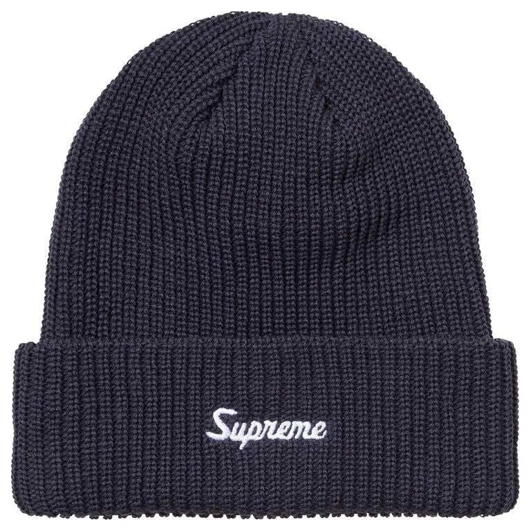 Supreme Loose Gauge Beanie (26FW) Navy