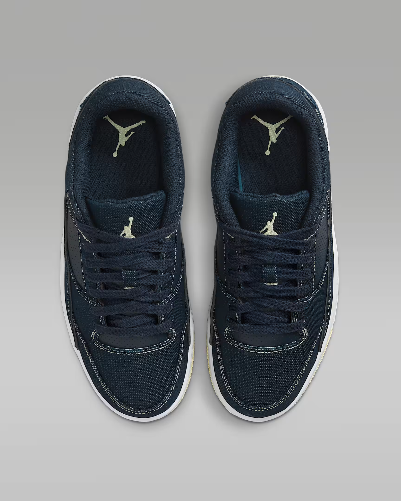 IH4489-451 Nike  Jordan Flight Court Obsidian White Alabaster (Women's)