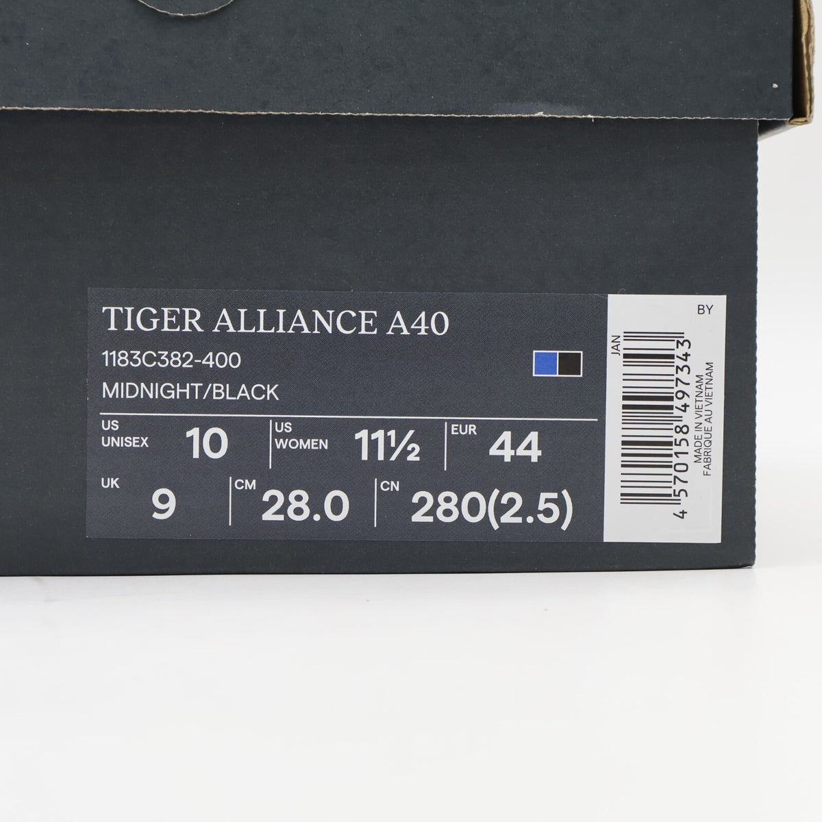 1183C382-400 Onitsuka Tiger Tiger Alliance A40 Midnight Black (Men's)