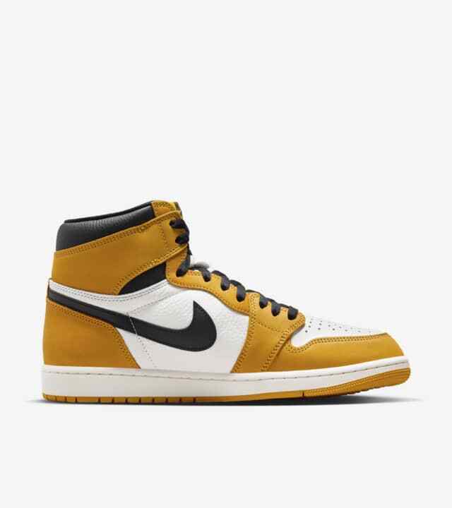 DZ5485-701 Nike Air Jordan 1 Retro High OG Yellow Ochre (Men's)