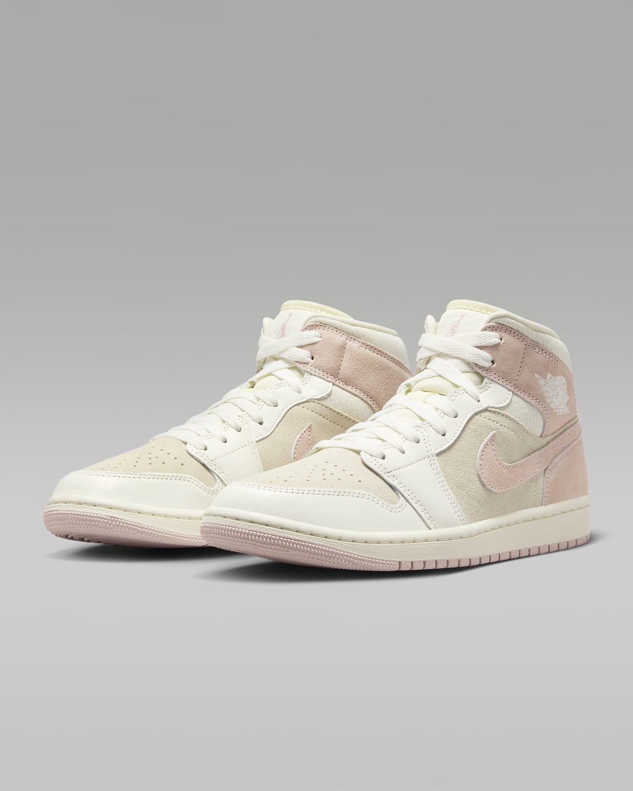 FQ1926-161 Nike Air Jordan 1 Mid SE Coconut Milk Sail Legend Pink (Women's)