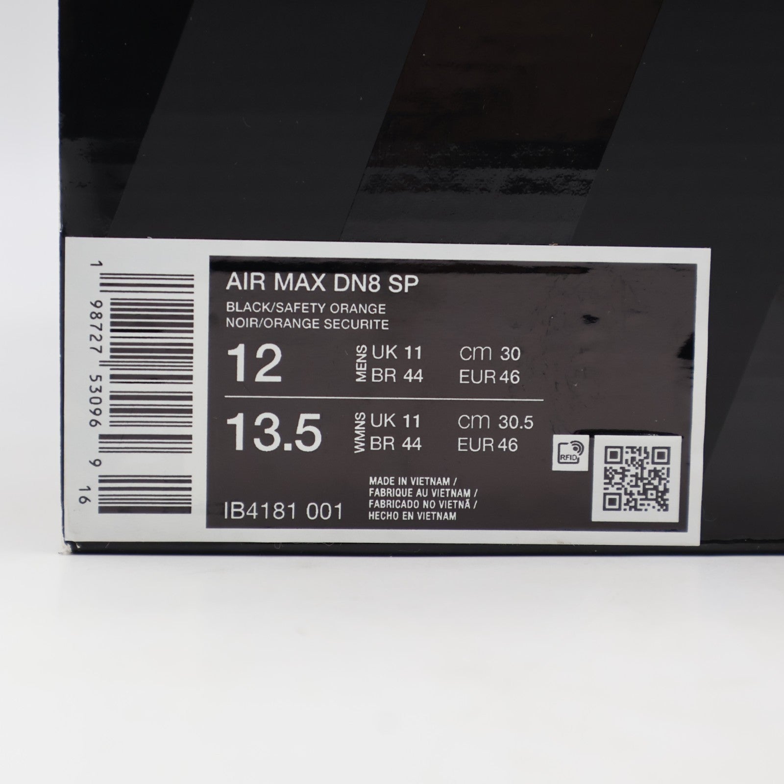 IB4181-001 PALACE x Nike Air Max DN8 Black Safety Orange Particle Grey (Men's)