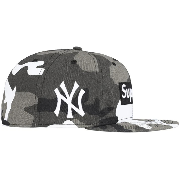 Supreme MLB New Era Teams Box Logo New York Yankees Snow Camo