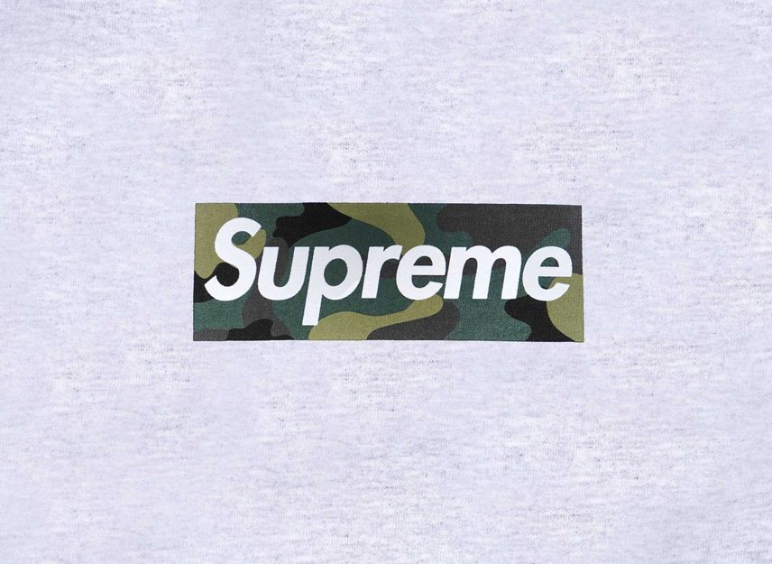 Supreme Box Logo Tee Ash Grey (23FW)