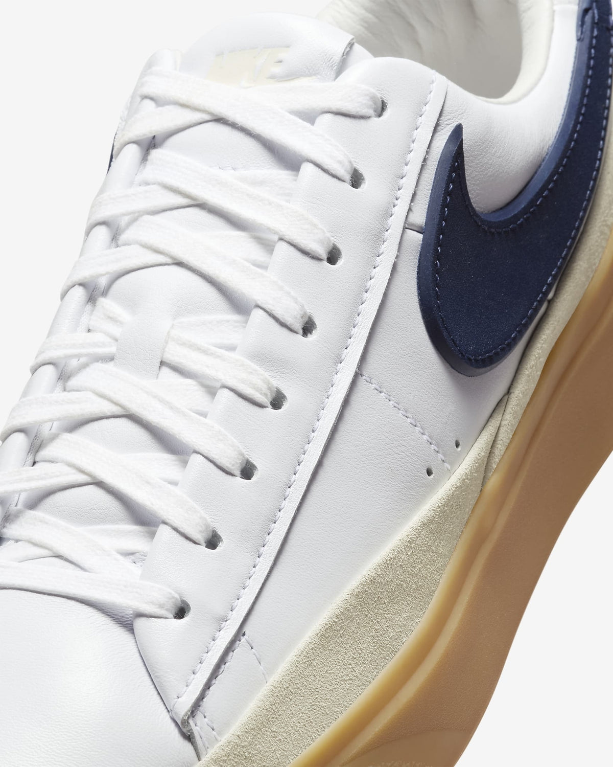 HF3119-102 Nike Blazer Phantom Low White Summit White Gum Yellow Midnight (Men's