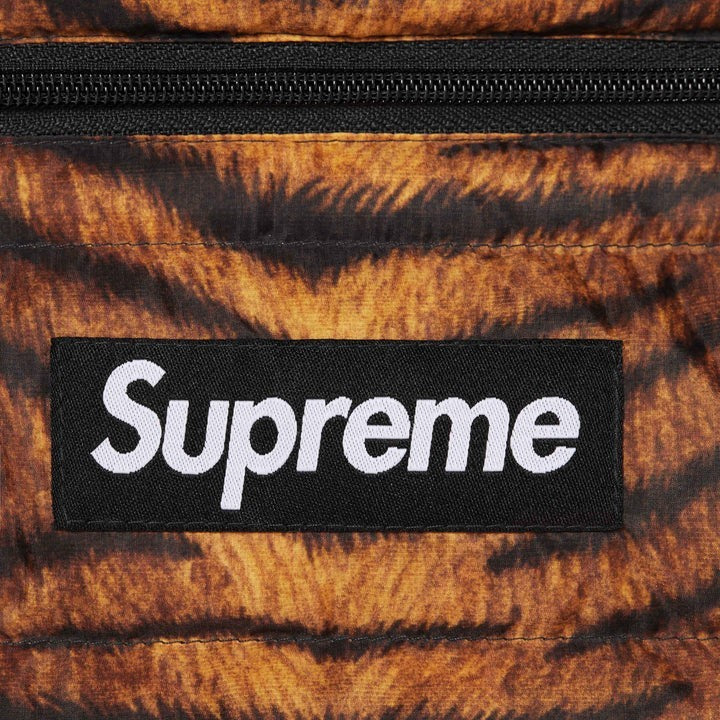 Supreme Micro Down Half Zip Hooded Pullover Tiger