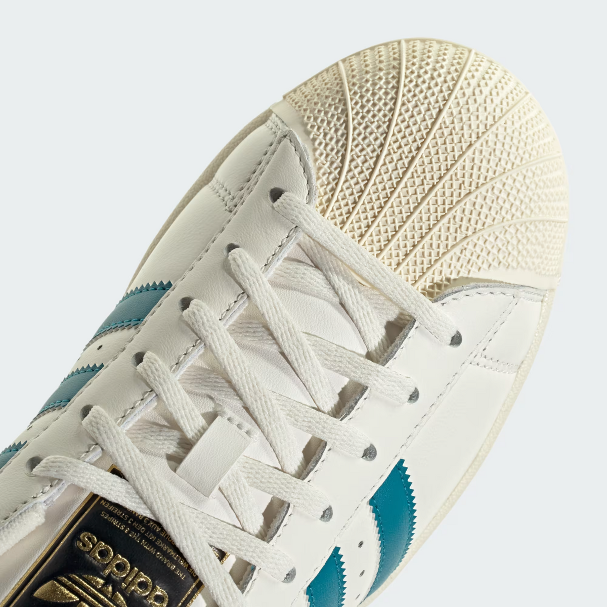 KJ5992 adidas Originals Superstar 2 Cloud White Active Teal Cream White (Men's)