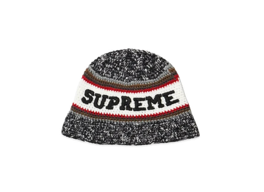 Supreme Knit Logo Crusher "Black"