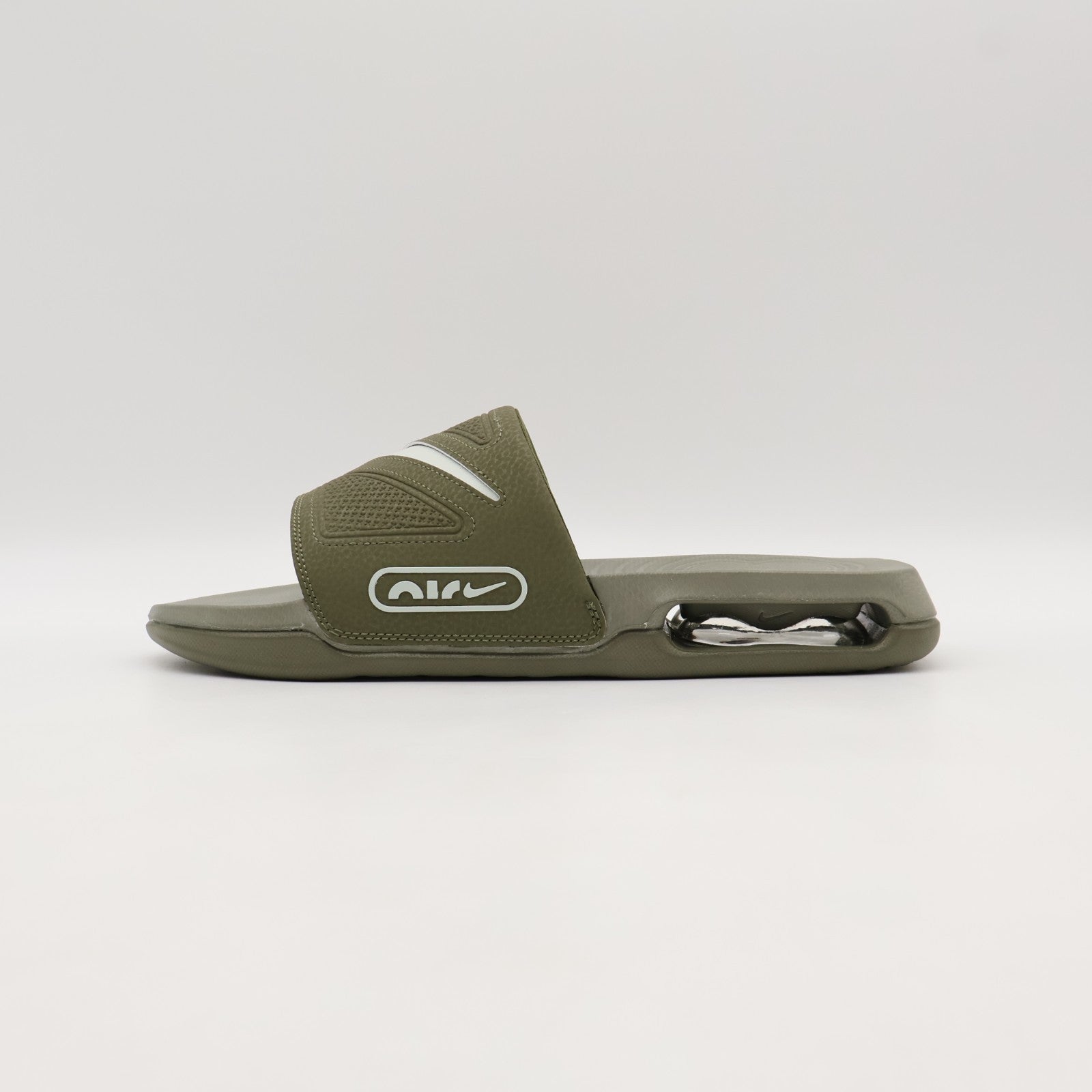 DC1460-202 Nike Air Max Cirro Slide Medium Olive Light Army Light Silver (Men's)