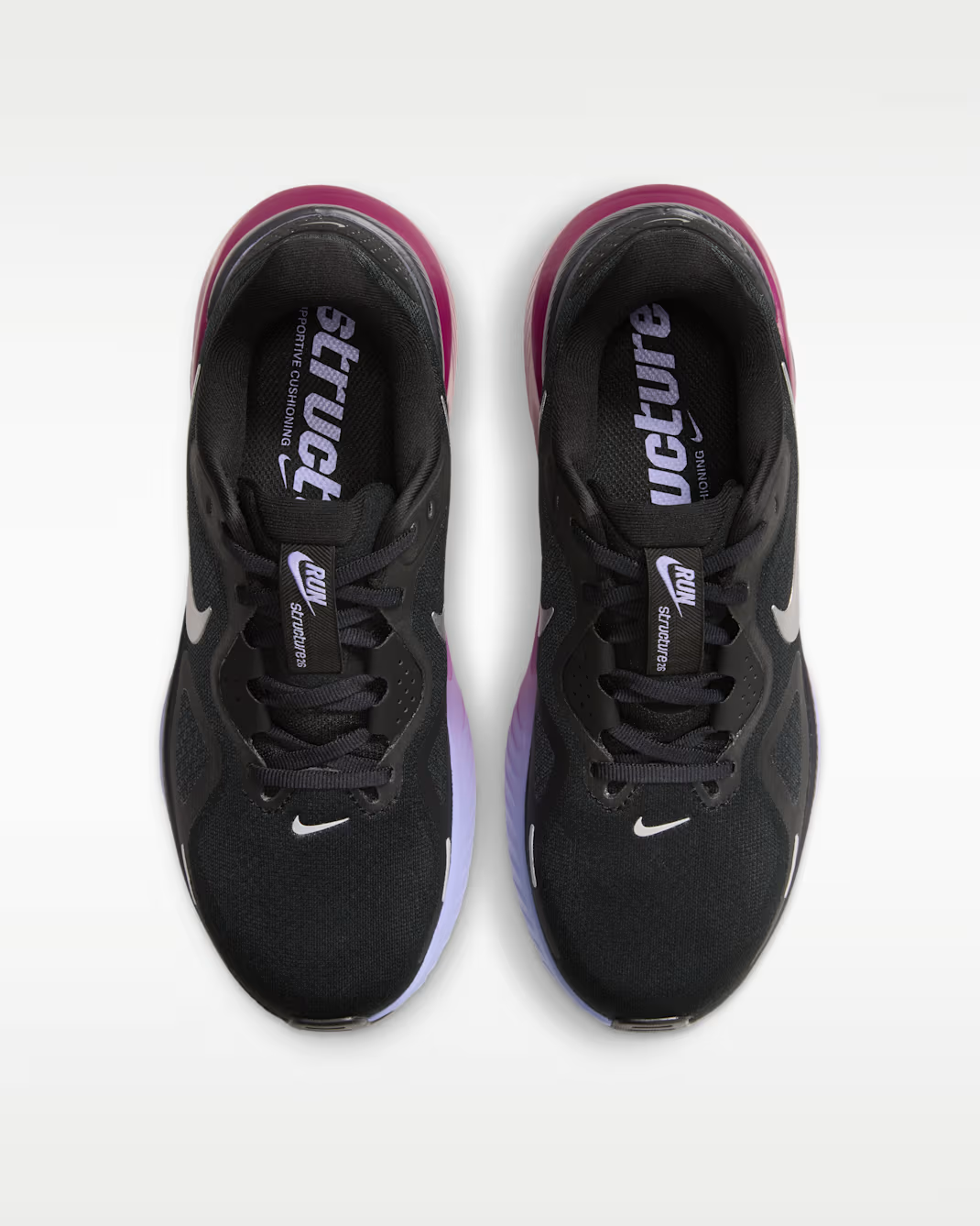 HJ1101-006 Nike Structure 26 "Black/Gridiron" (Women's)