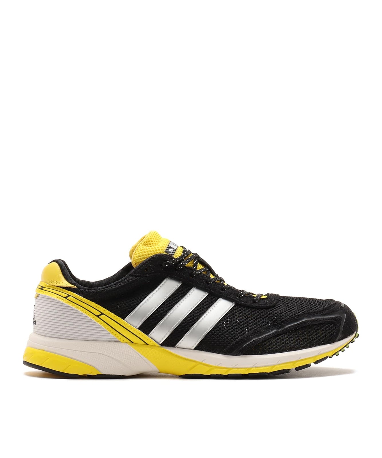 JP7635 adidas Adizero Adios OG Core Black Silver Metallic Yellow (Women's)