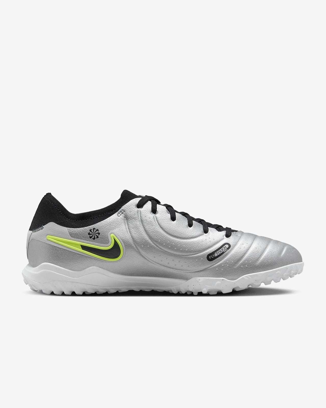 DV4336-001 Nike Tiempo Legend 10 Pro Metallic Silver Volt Black (Men's)
