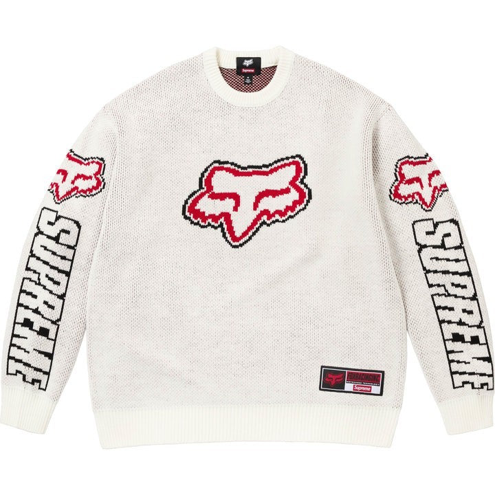 Supreme Fox Racing Sweater White