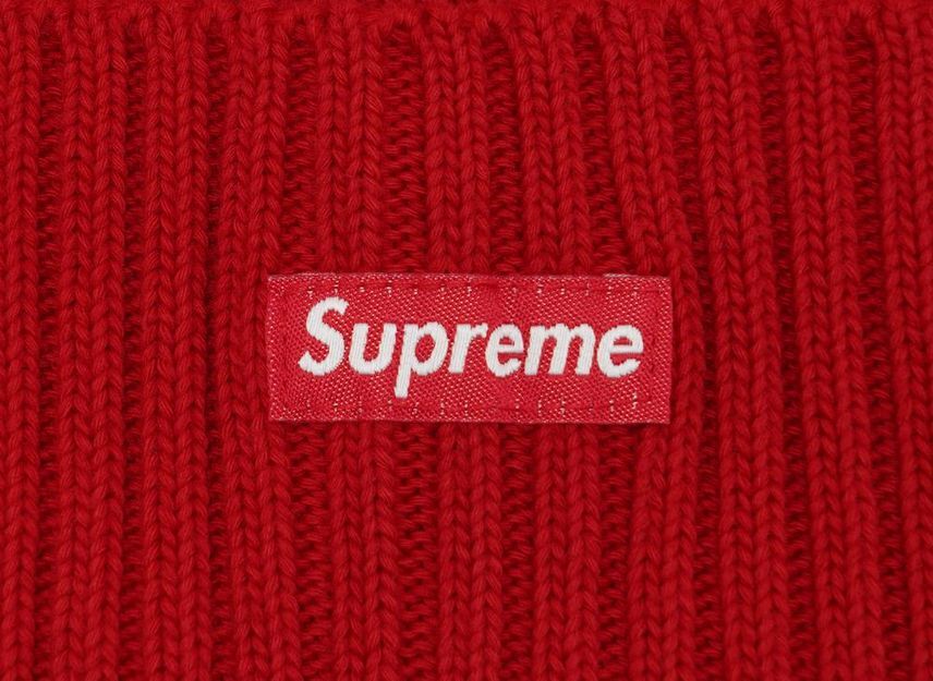 Supreme Overdyed Beanie Red (24SS)