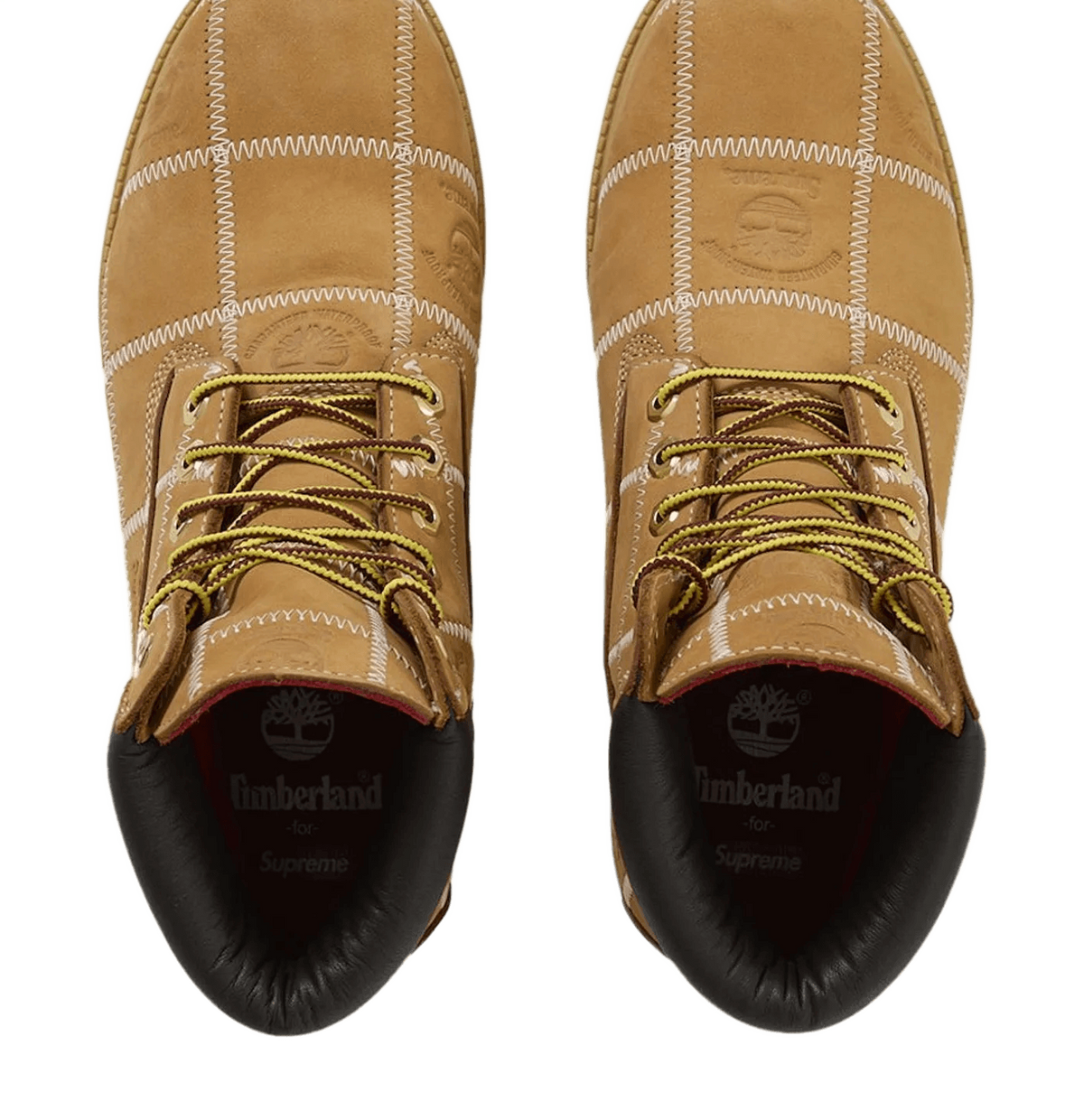 TB0A5TBZ754 Supreme Timberland Patchwork 6 Inch Premium Boot Wheat (Men's)