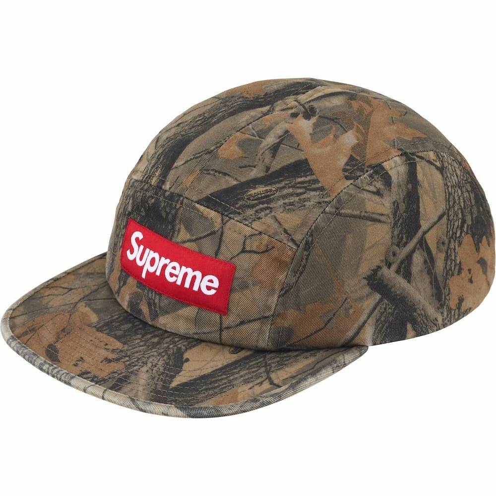 Supreme Washed Chino Twill Camp Cap Realtree Hardwoods Camo (26FW)