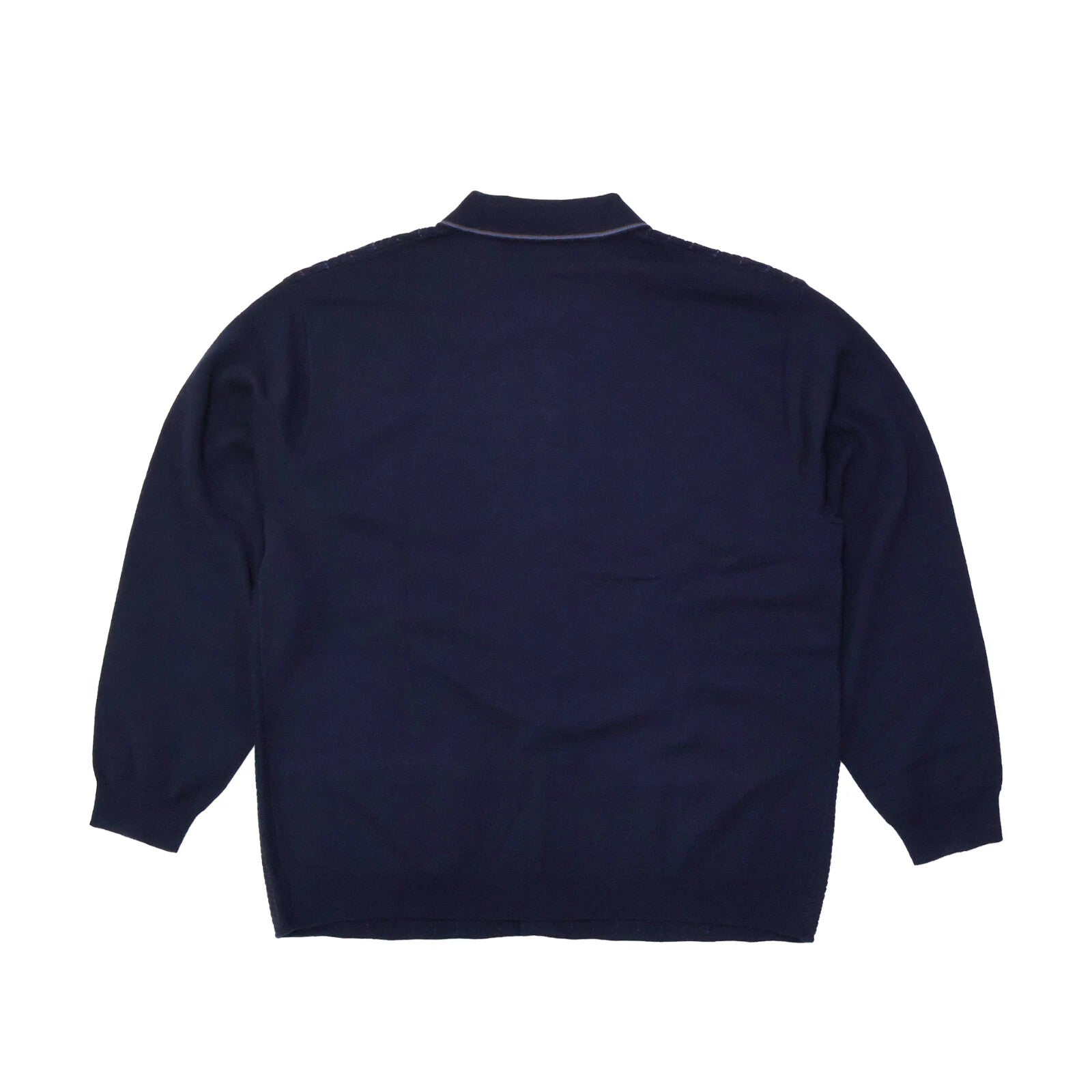 Supreme Herringbone Cardigan Navy