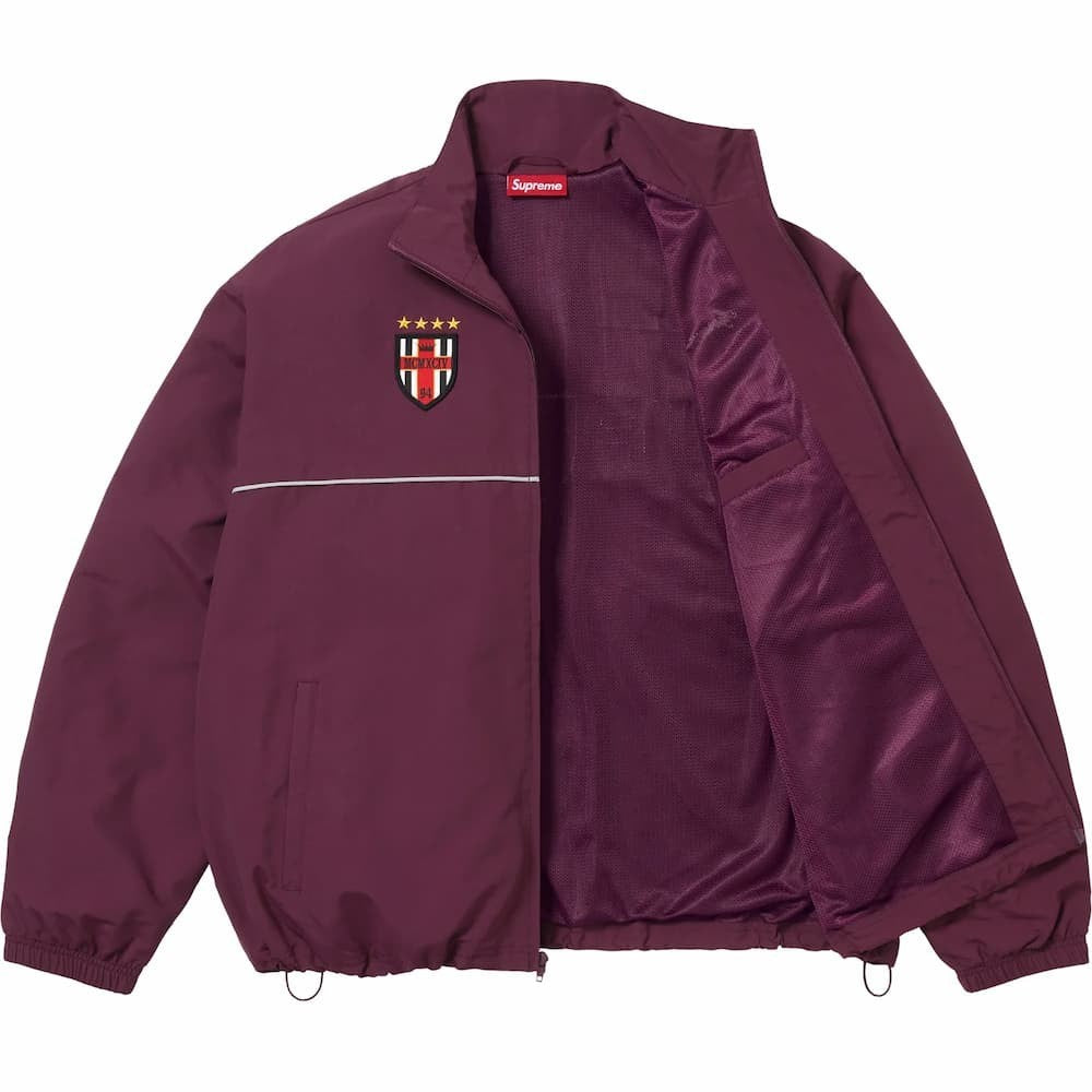Supreme Cross Track Jacket Plum