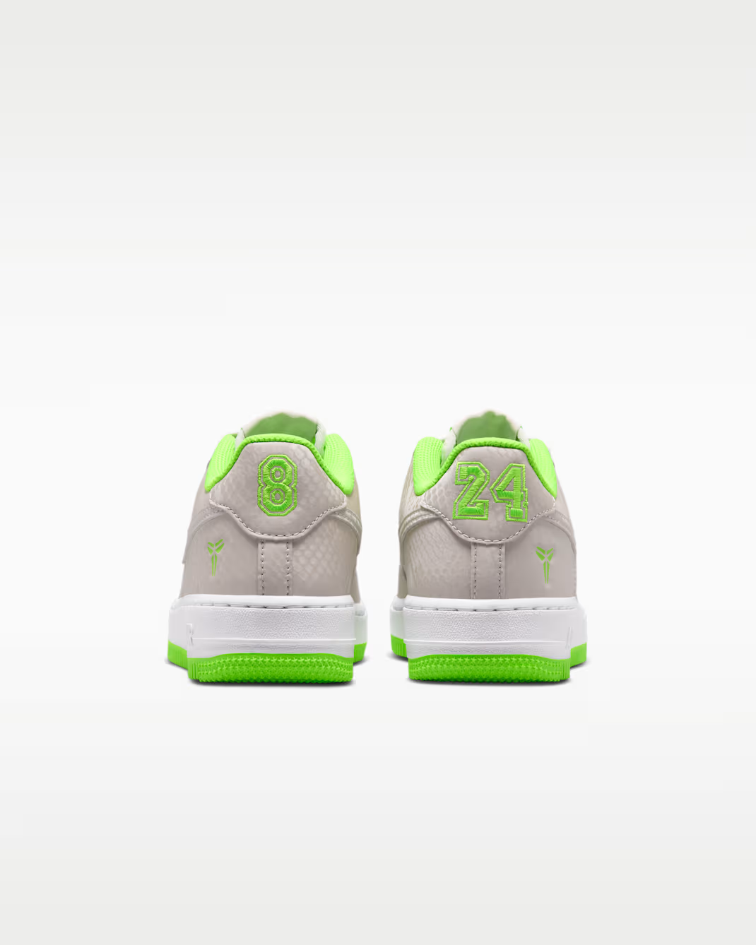 IO4610-002 Nike Air Force 1 Low "Vast Grey/Electric Green" (GS)