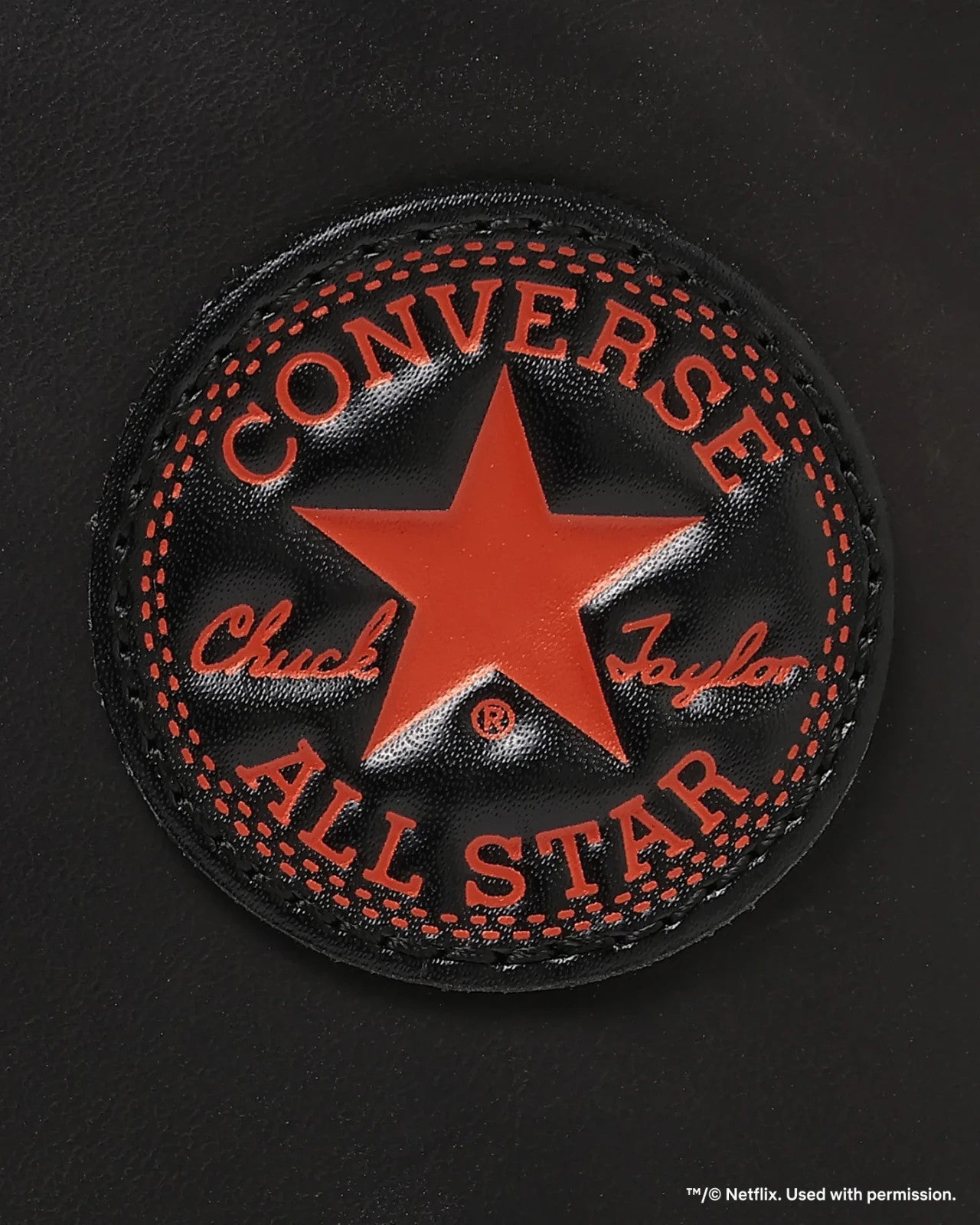 31317100 Netflix Converse All Star Aged Hi Black (Men's)