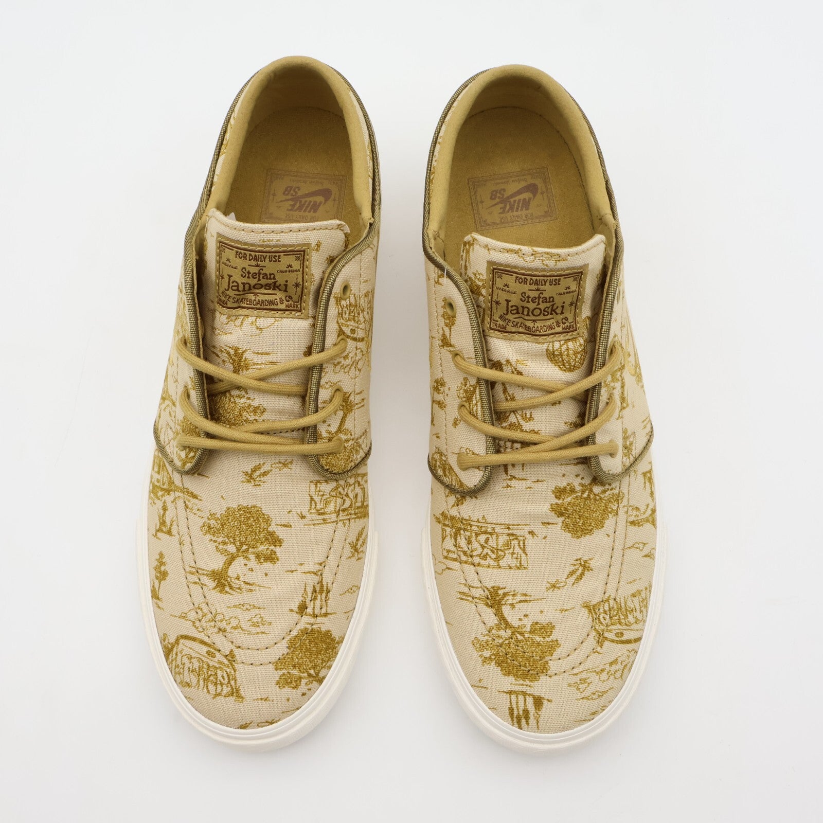 FD6641-200 Nike SB Zoom Janoski Premium Sesame Brongene Sail Flat Gold (Men's)