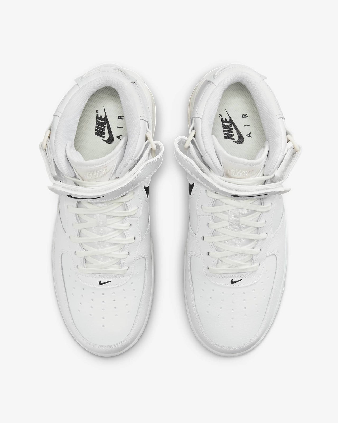 FB1374-101 Nike Air Force 1 Mid Evo Summit White Sail Black (Men's)