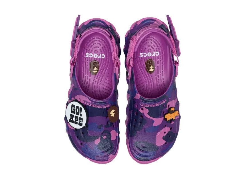 819112 BATHING APE x Crocs Echo RO Clog "Grapeberry" (Men's)