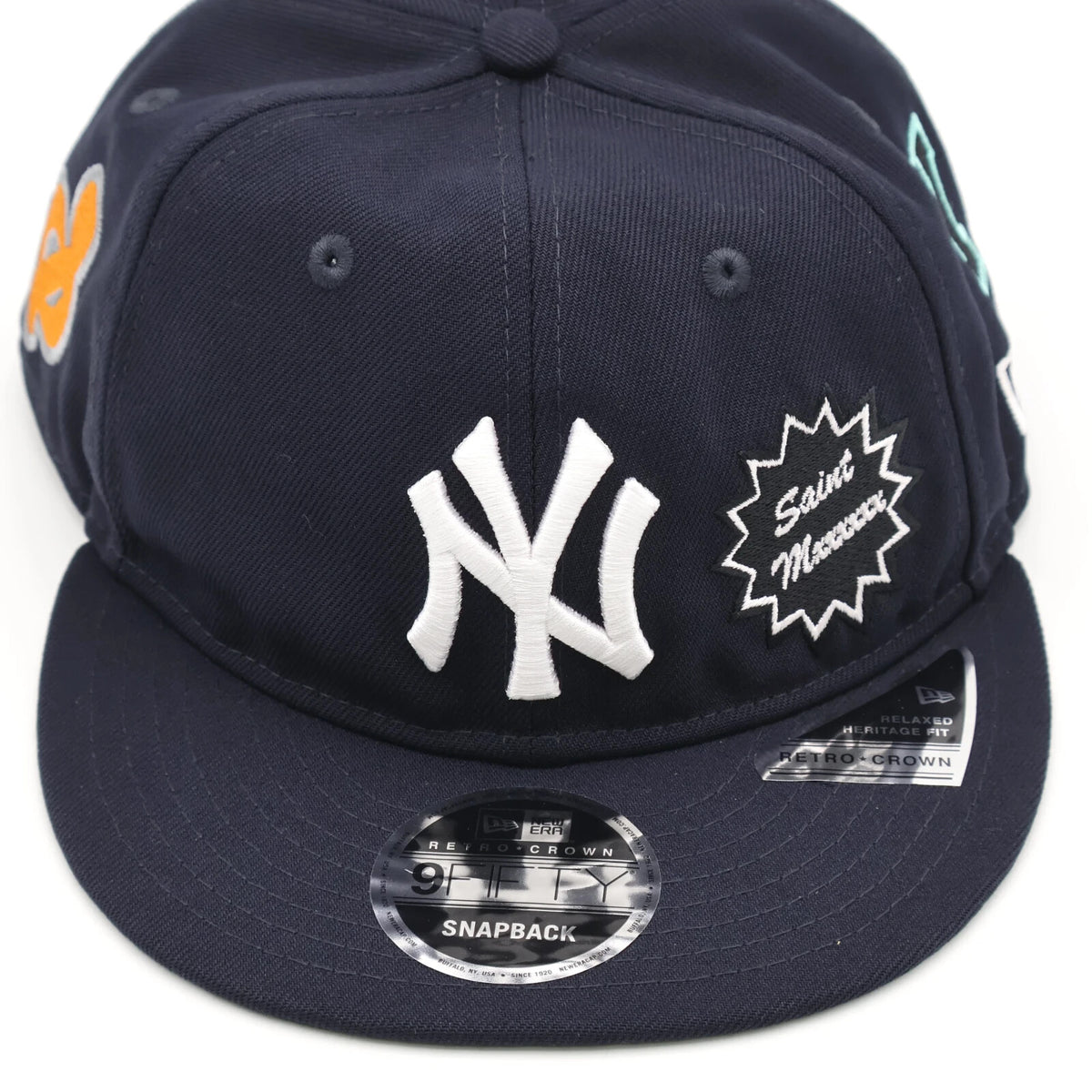 NEW ERA x SAINT Mxxxxxx x MLB Retro Crown 9Fifty New York Yankees Navy
